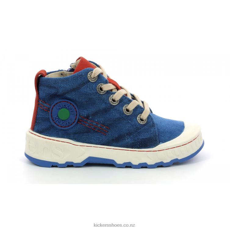 Kickers Kids Kickrup Blue Red NPZDR930