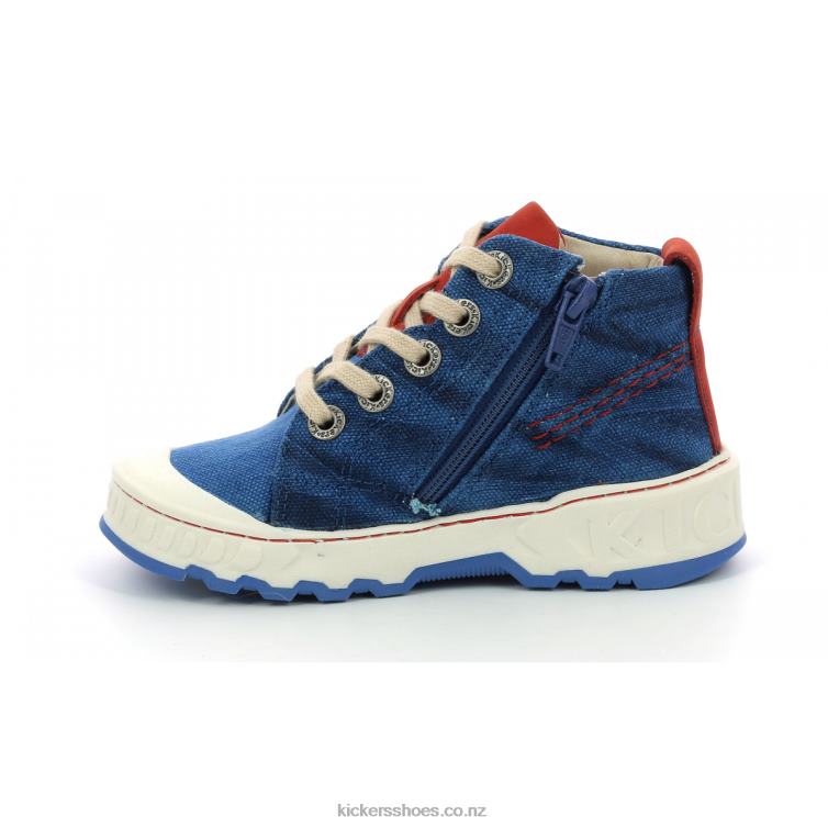 Kickers Kids Kickrup Blue Red NPZDR930