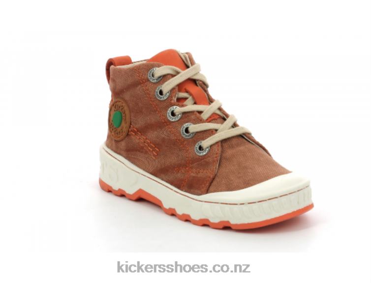 Kickers Kids Kickrup Camel Orange NPZDR931