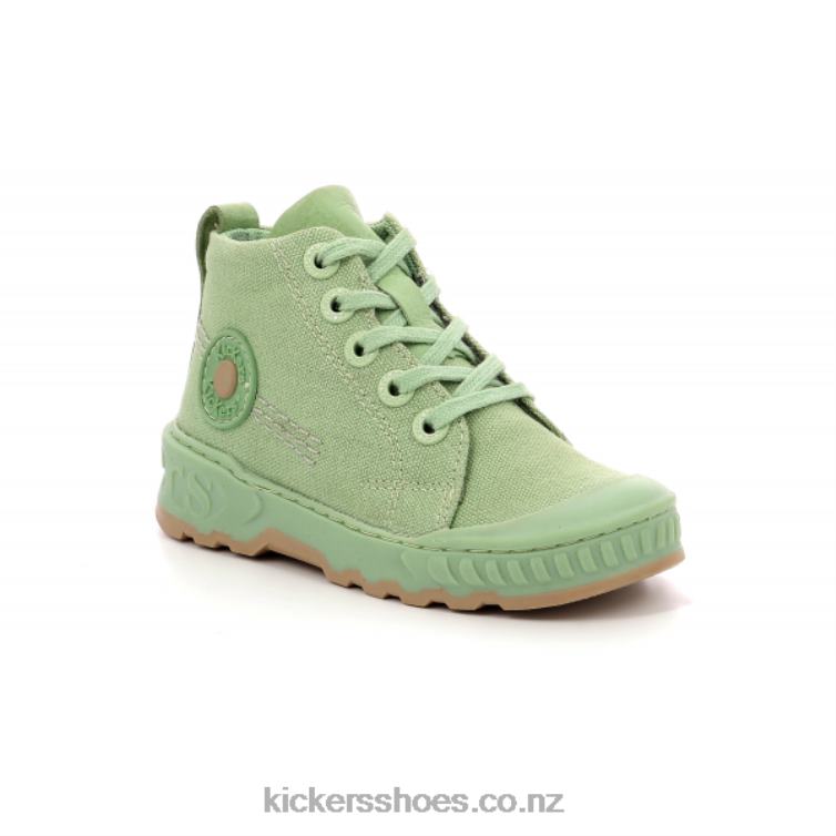 Kickers Kids Kickrup Light Green NPZDR935