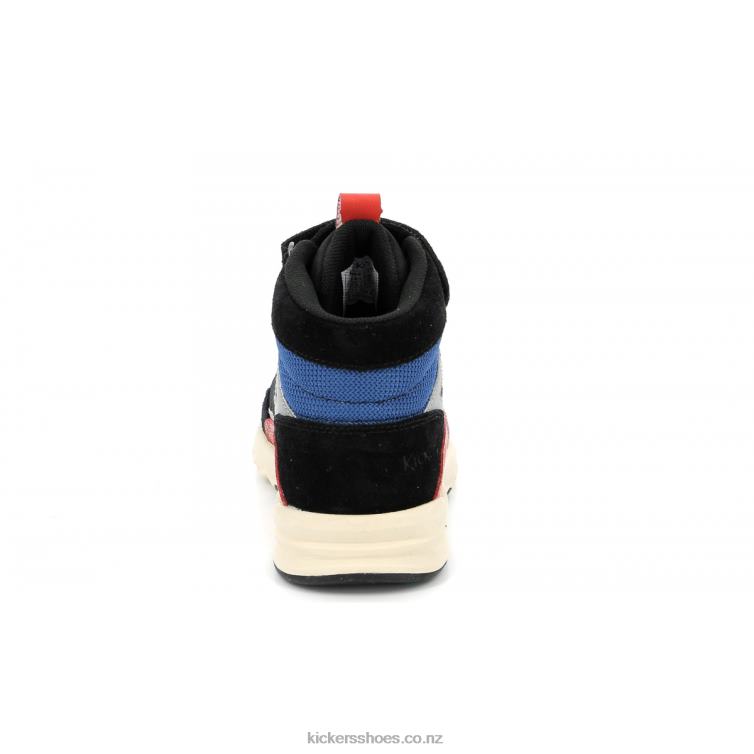 Kickers Kids Kikafar Black Red Blue NPZDR942