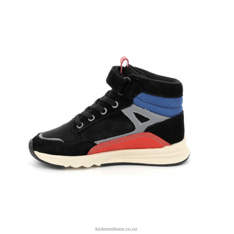 Kickers Kids Kikafar Black Red Blue NPZDR942