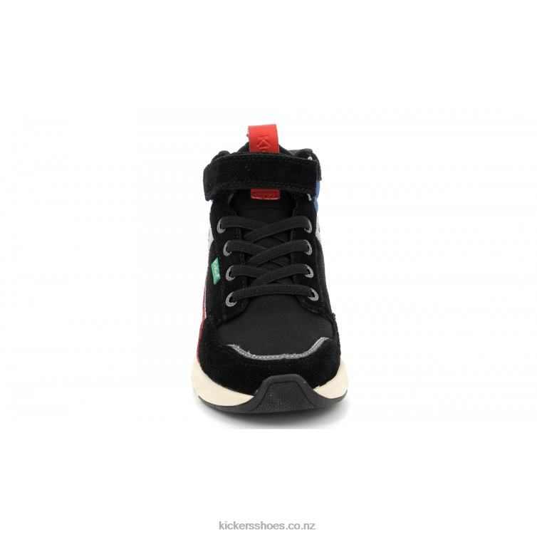 Kickers Kids Kikafar Black Red Blue NPZDR942