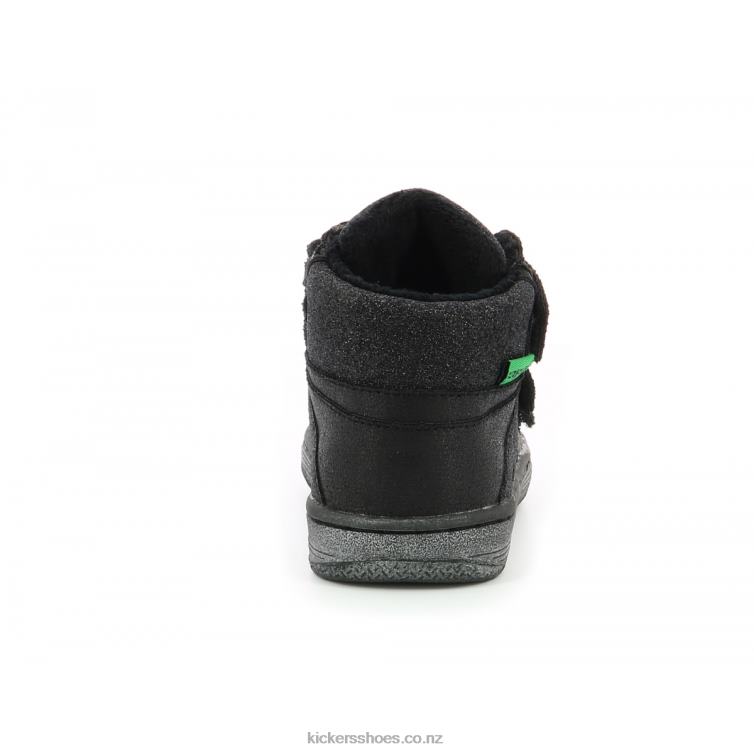 Kickers Kids Lohan Bright Black NPZDR952