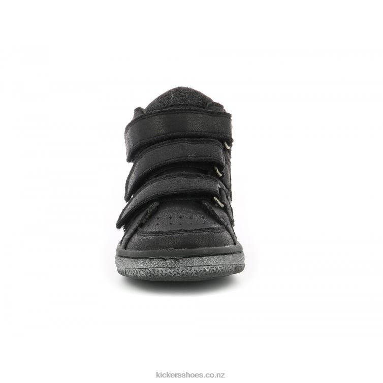 Kickers Kids Lohan Bright Black NPZDR952