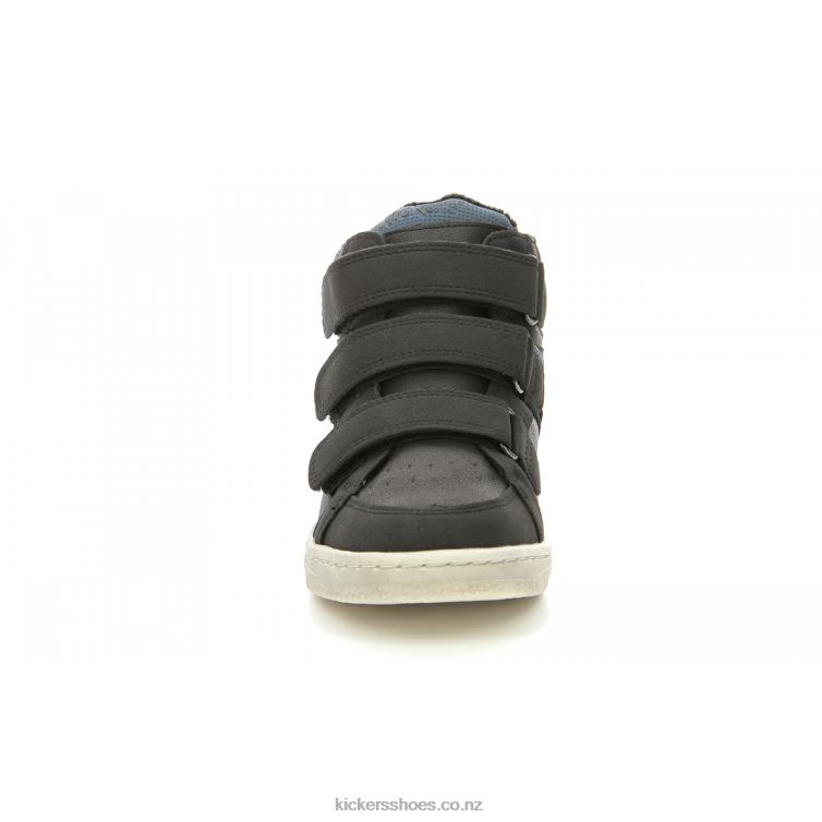 Kickers Kids Lohan Shiny Black NPZDR958