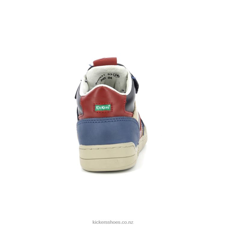 Kickers Kids Wincky Cdt Blue Red Navy NPZDR987