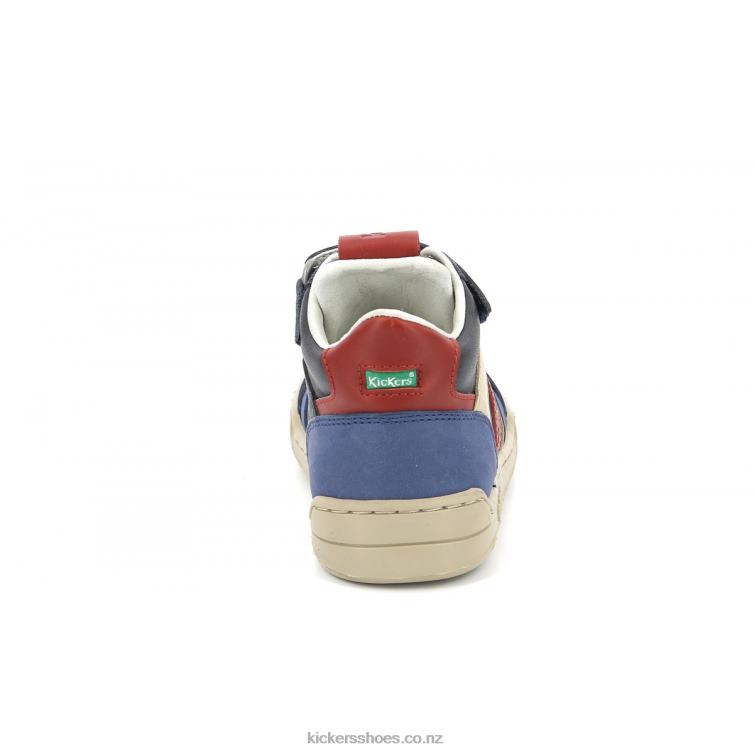 Kickers Kids Wincky Cdt Blue Red Navy NPZDR994