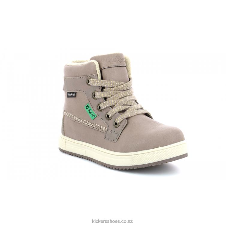 Kickers Kids Yepo WPF Beige Metallised NPZDR992