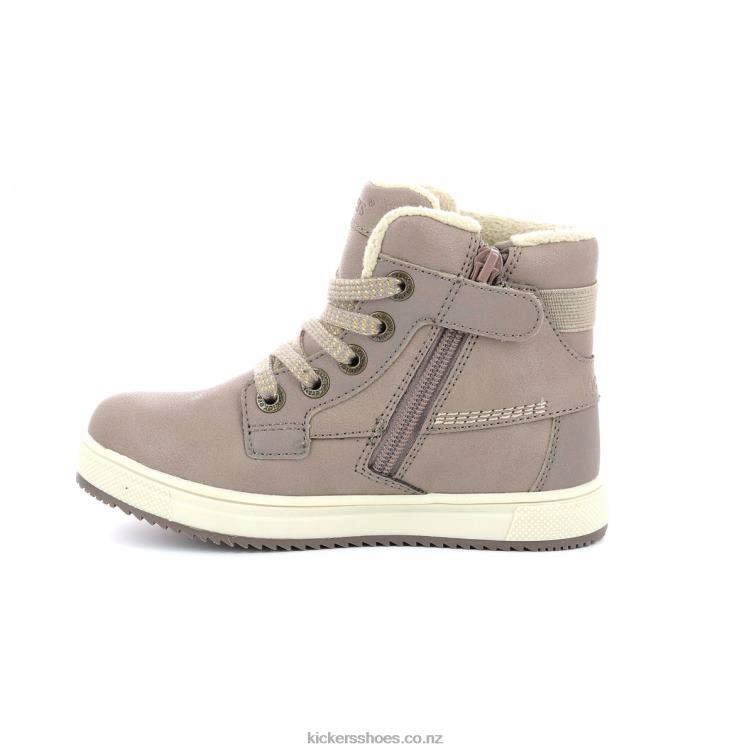 Kickers Kids Yepo WPF Beige Metallised NPZDR992