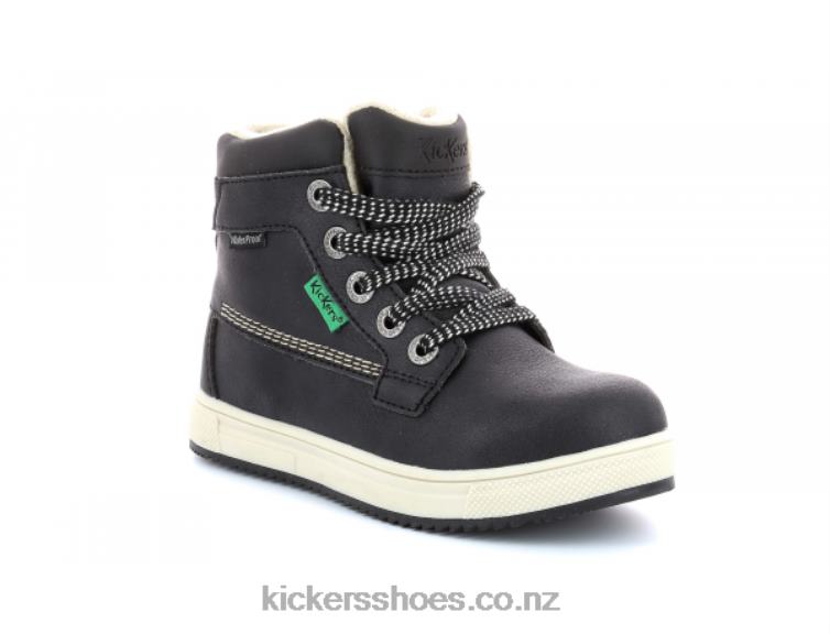 Kickers Kids Yepo WPF Black NPZDR999