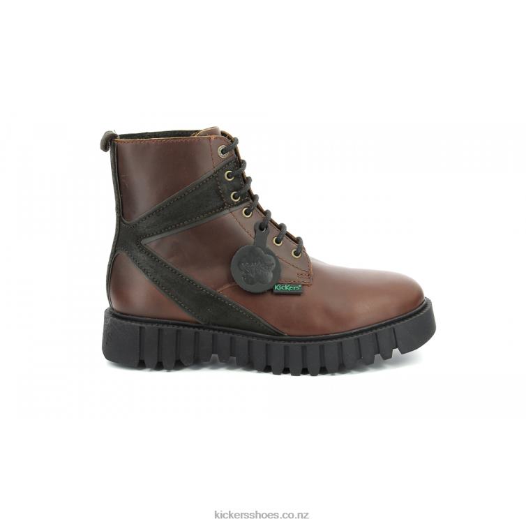 Kickers Men Kick Fabulous Dark Brown NPZDR355