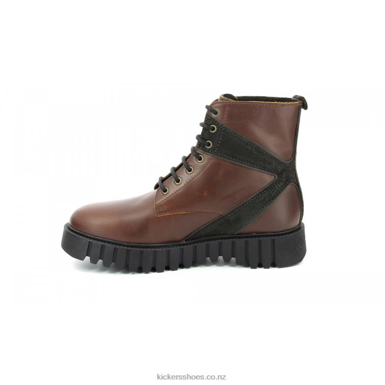Kickers Men Kick Fabulous Dark Brown NPZDR355