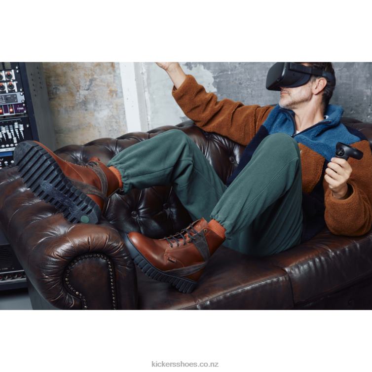 Kickers Men Kick Fabulous Dark Brown NPZDR355