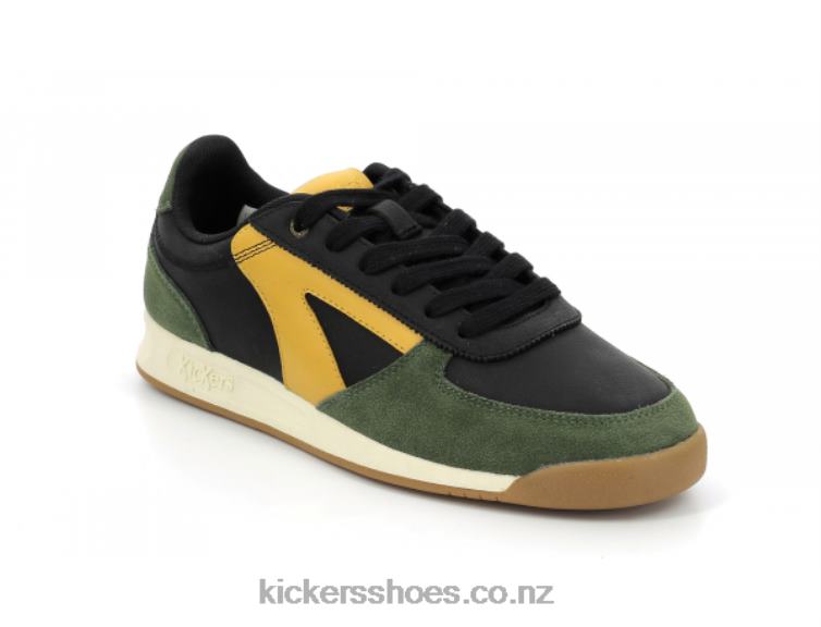 Kickers Men Kick Krack Black Khaki Beige NPZDR310