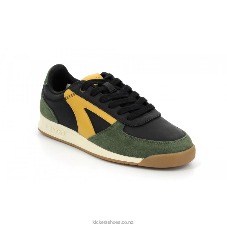 Kickers Men Kick Krack Black Khaki Beige NPZDR310