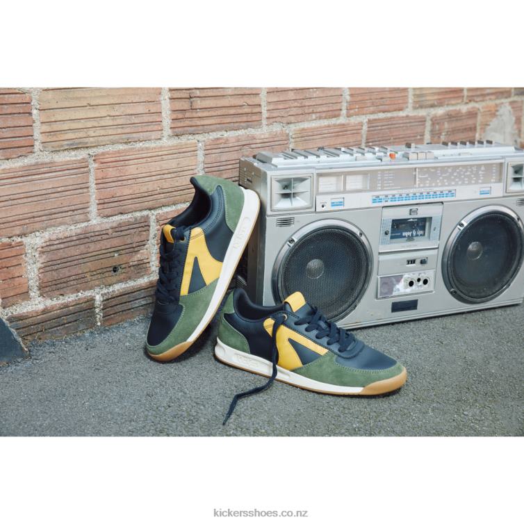 Kickers Men Kick Krack Black Khaki Beige NPZDR310