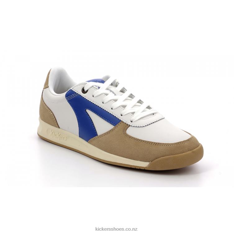 Kickers Men Kick Krack White Blue NPZDR309