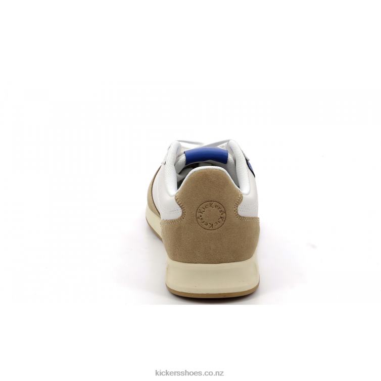 Kickers Men Kick Krack White Blue NPZDR309