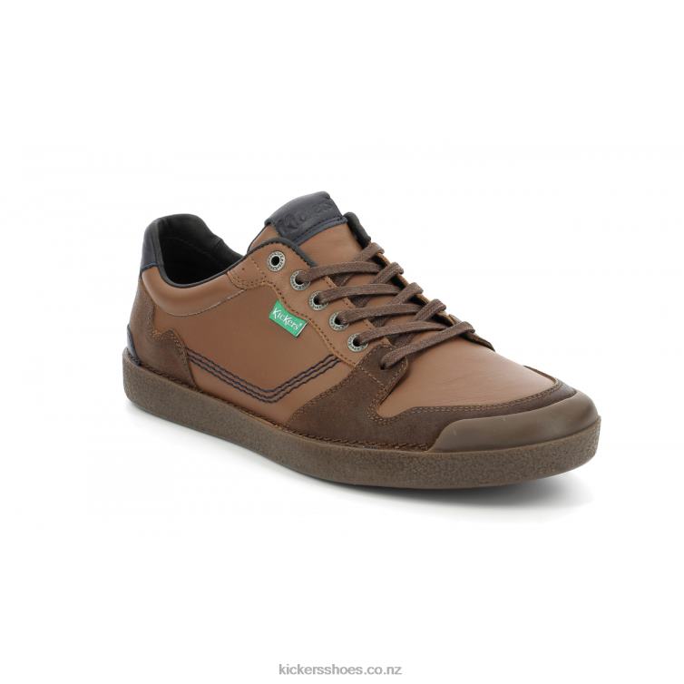 Kickers Men Kick Trigolo Camel Cognac Navy NPZDR318