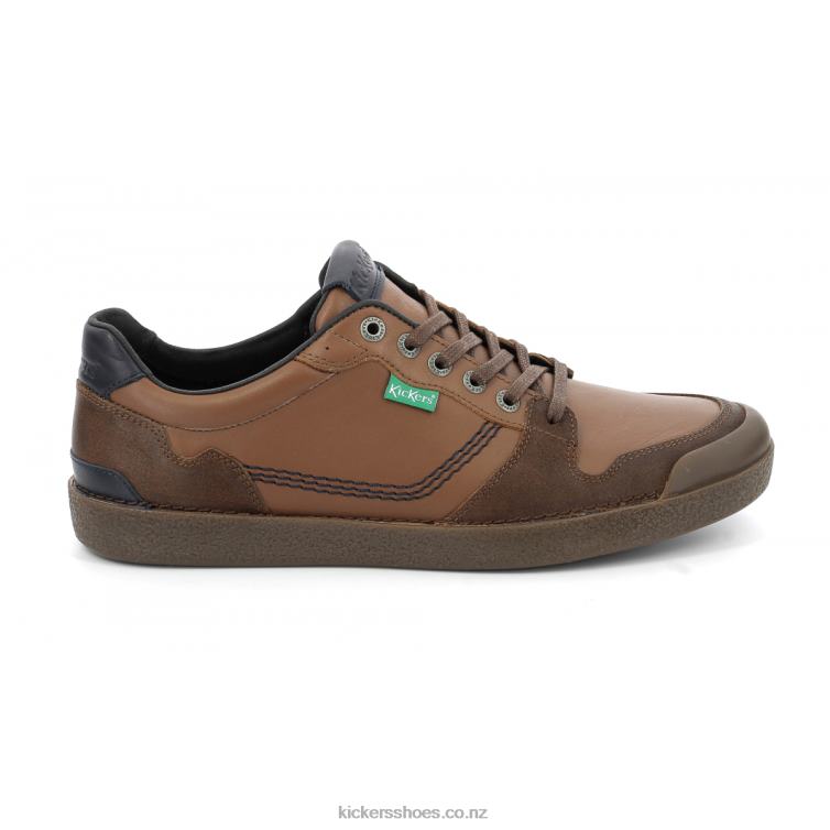 Kickers Men Kick Trigolo Camel Cognac Navy NPZDR318