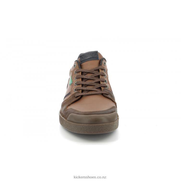Kickers Men Kick Trigolo Camel Cognac Navy NPZDR318