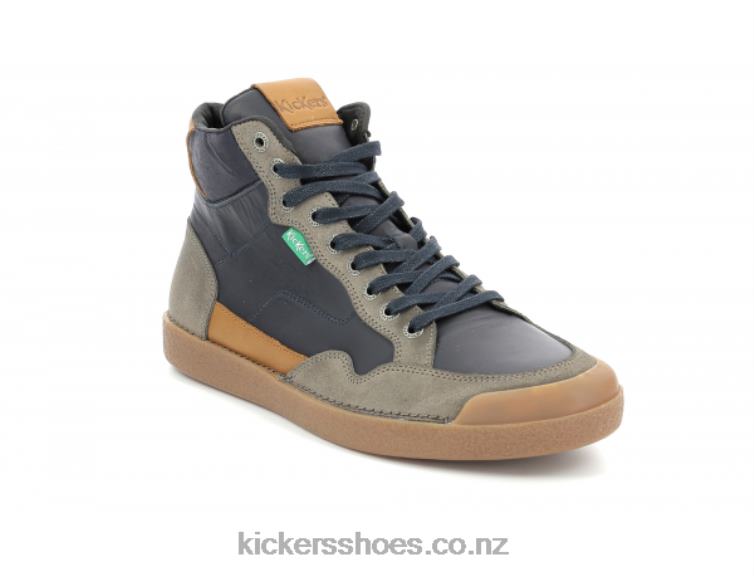 Kickers Men Kick Triparty Beige Navy NPZDR325