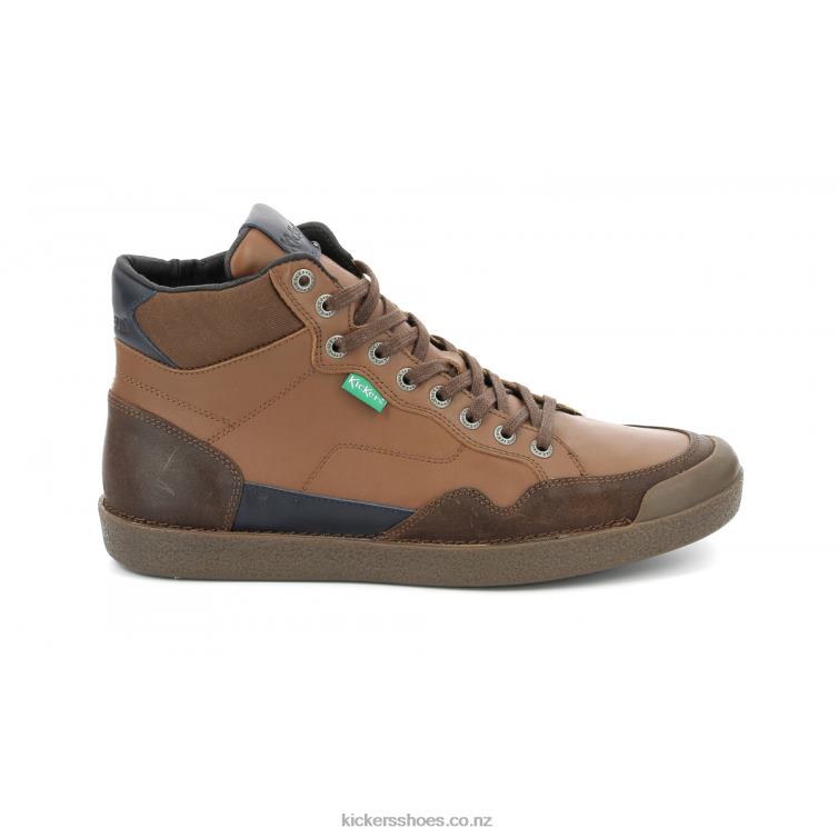 Kickers Men Kick Triparty Camel Cognac Navy NPZDR324