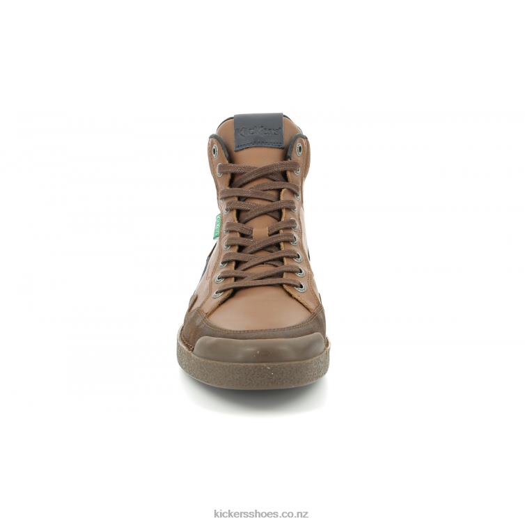 Kickers Men Kick Triparty Camel Cognac Navy NPZDR324