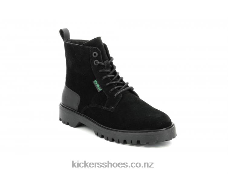 Kickers Women Kick Decklock Black NPZDR216