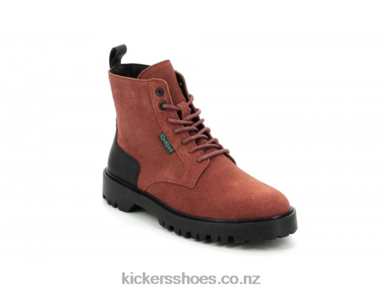 Kickers Women Kick Decklock Orange Rust NPZDR217