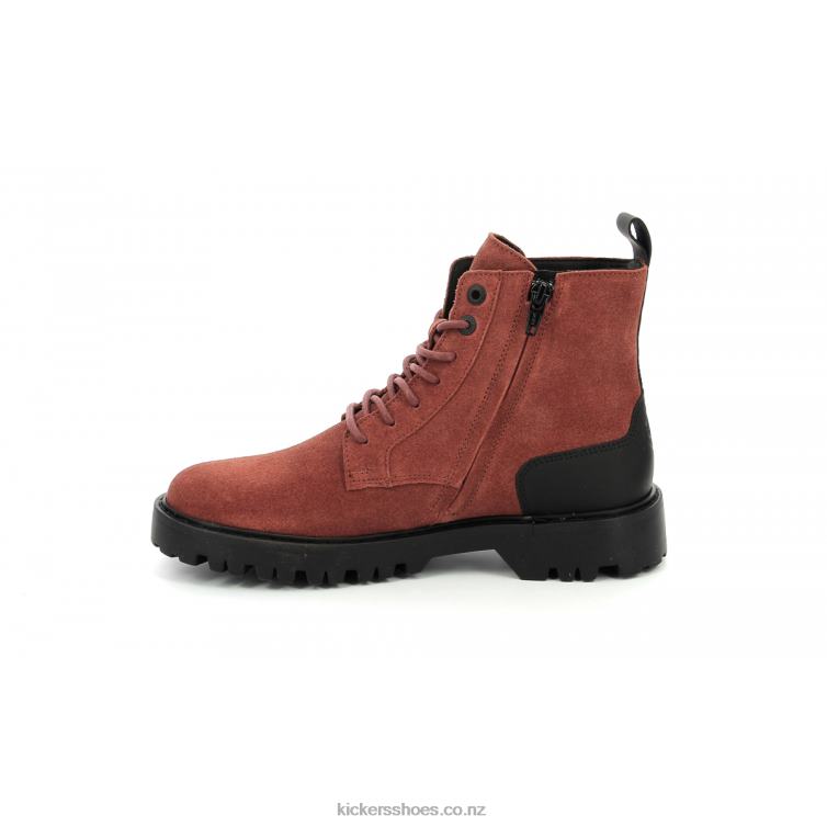 Kickers Women Kick Decklock Orange Rust NPZDR217