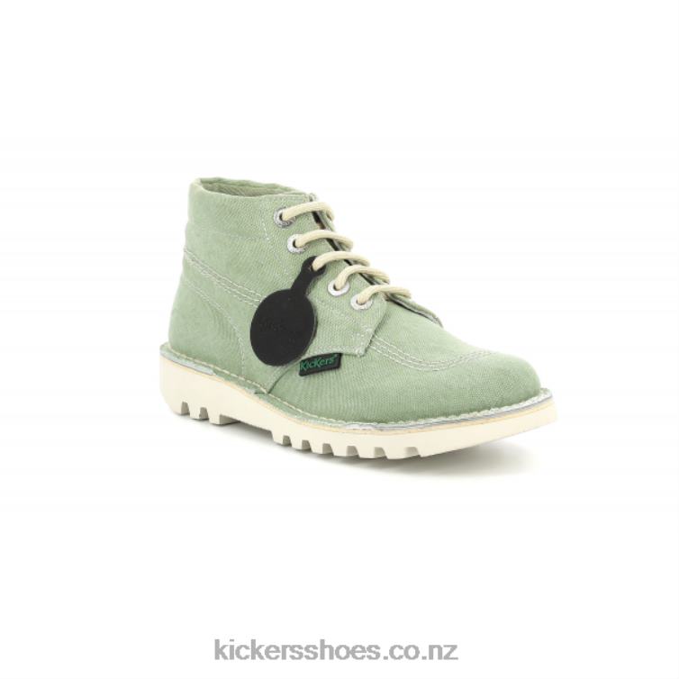 Kickers Women Kick Hi Green NPZDR193