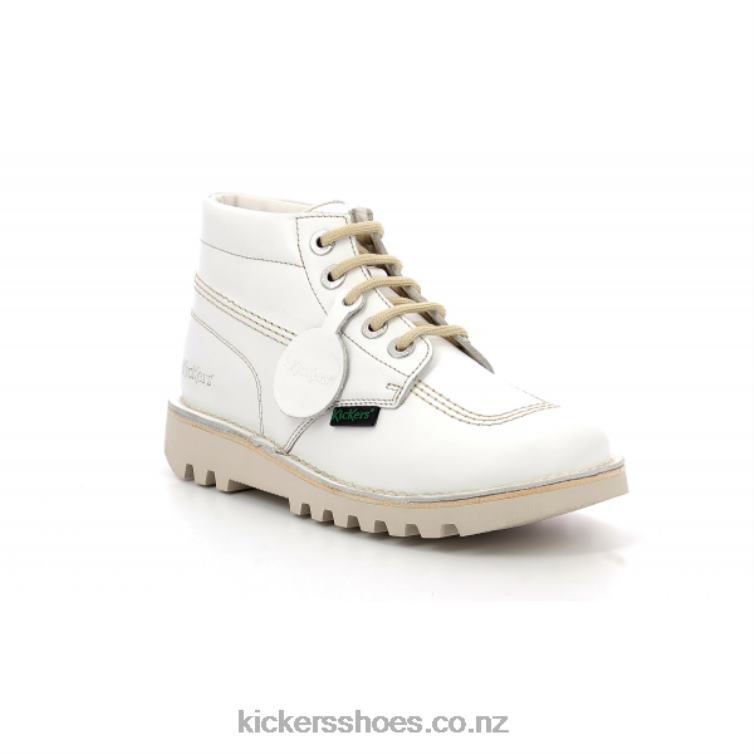 Kickers Women Kick Hi White NPZDR199