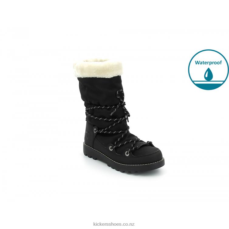 Kickers Women Kick Neosnow Black NPZDR233