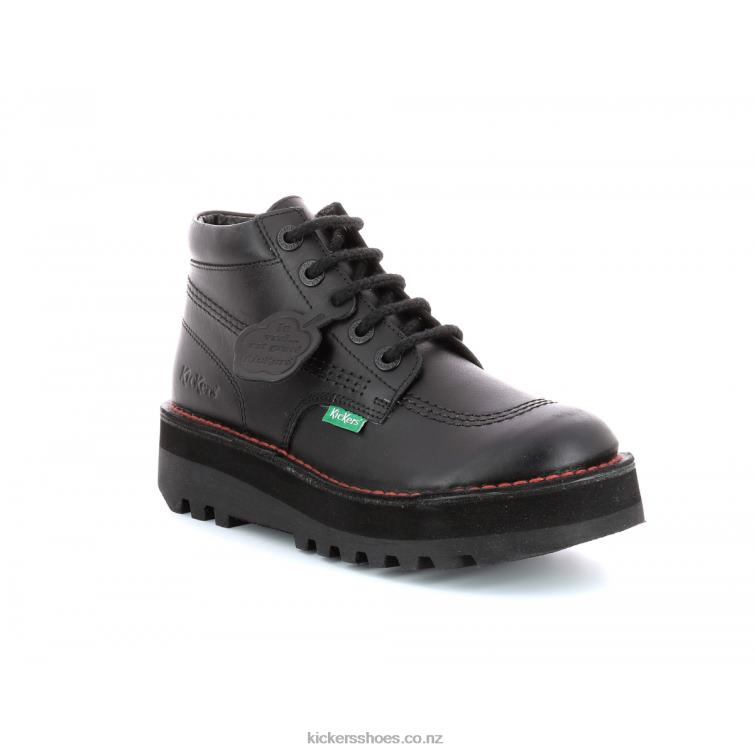 Kickers Women Kickplatform Black NPZDR205