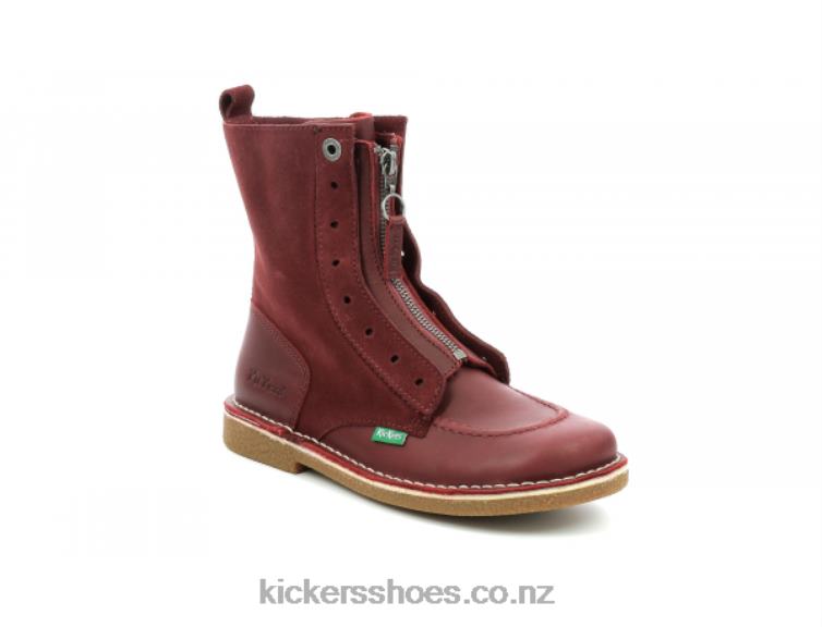 Kickers Women Meetickrock Burgundy NPZDR255