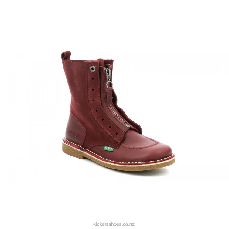 Kickers Women Meetickrock Burgundy NPZDR255