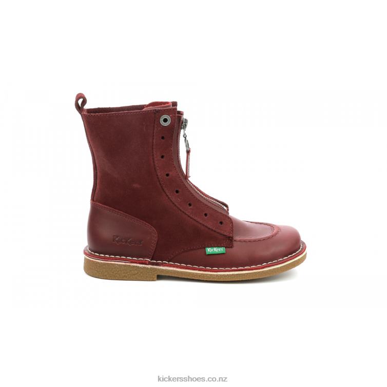 Kickers Women Meetickrock Burgundy NPZDR255