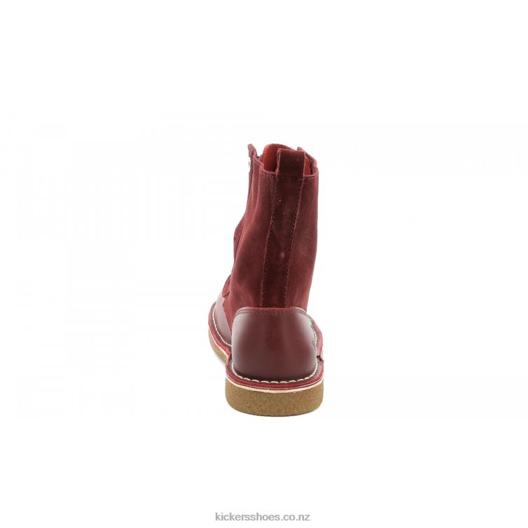 Kickers Women Meetickrock Burgundy NPZDR255