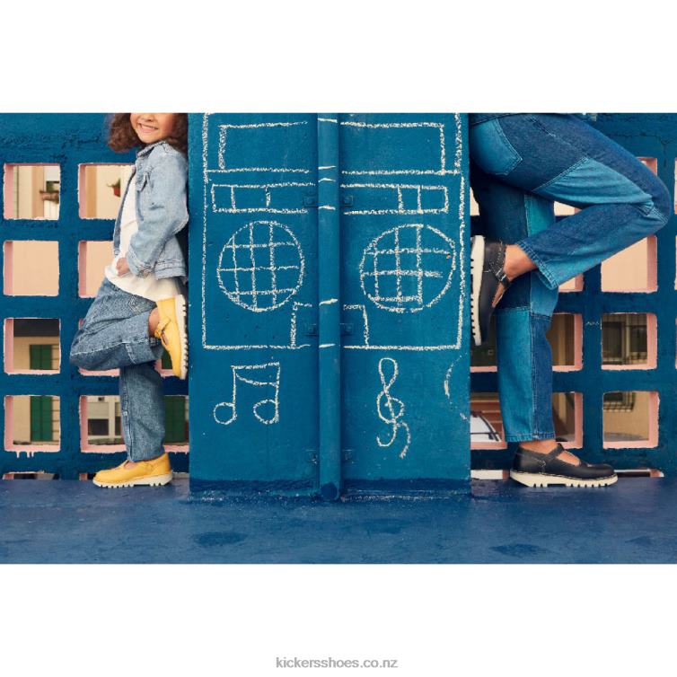 Kickers Women Kick Mary Jane Blue NPZDR134