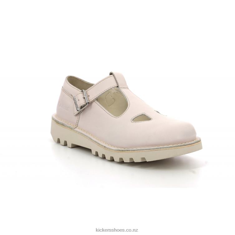 Kickers Women Kick Mary Jane White NPZDR135