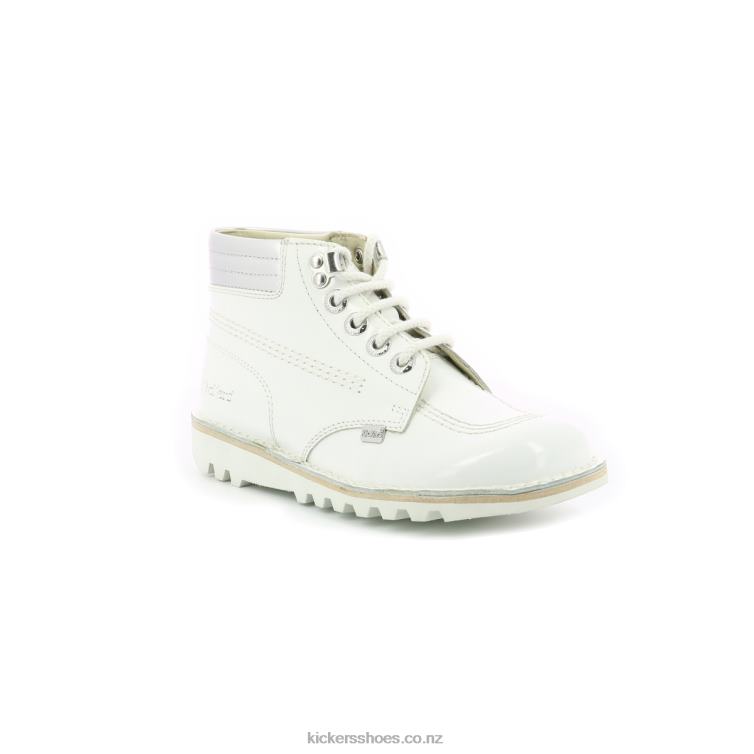 Kickers Women Kick Throwback White Silver NPZDR292