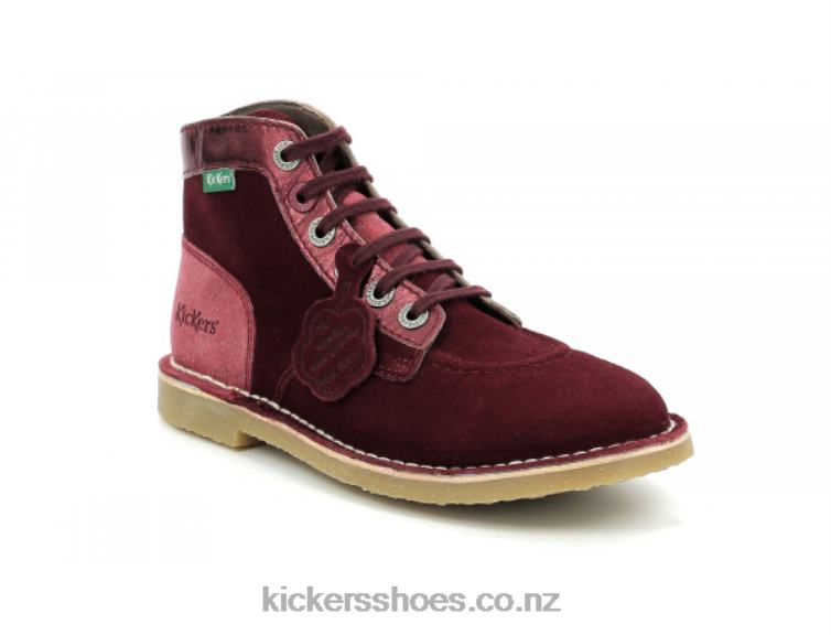 Kickers Women Kicklegend Red Rhubarbe NPZDR278