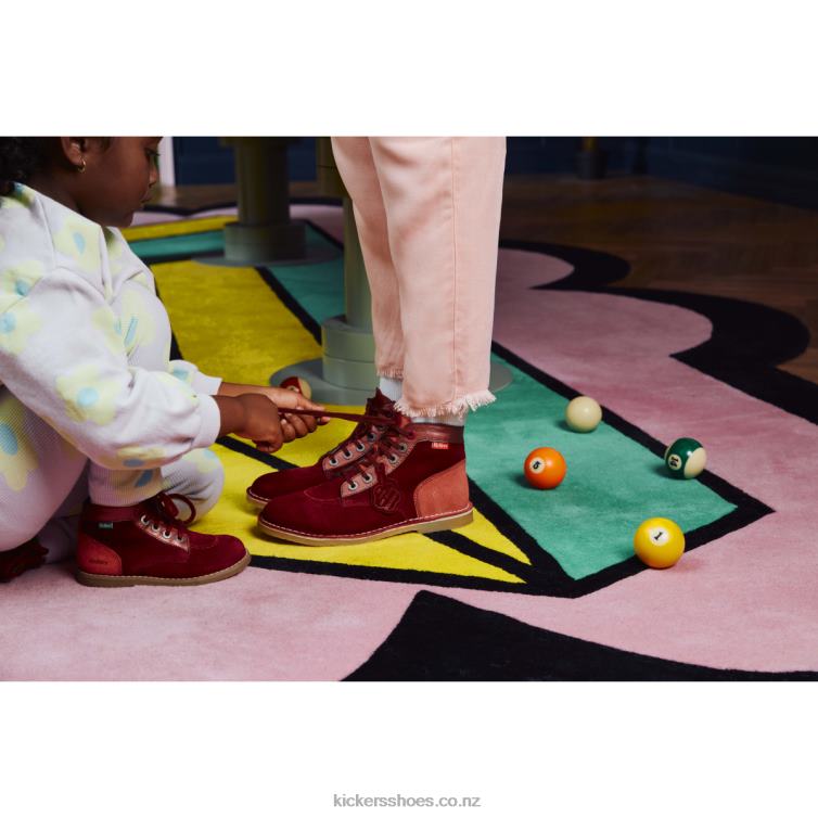 Kickers Women Kicklegend Red Rhubarbe NPZDR278