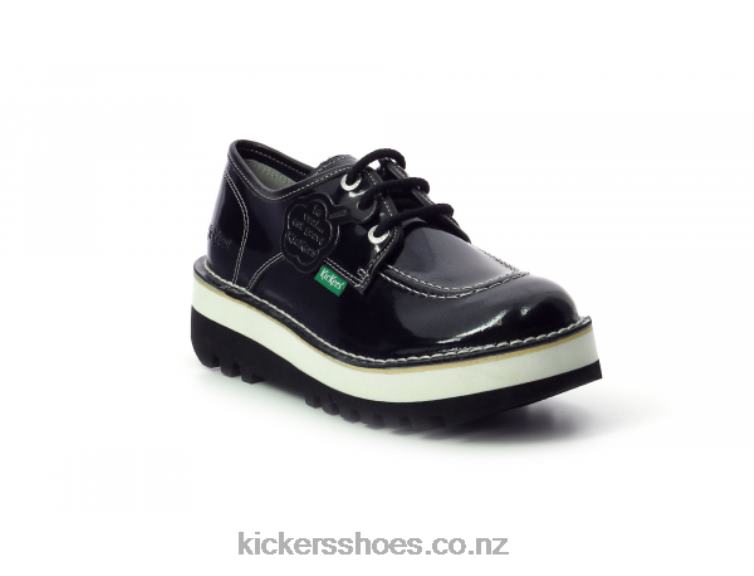 Kickers Women Kickougirl Black Patent NPZDR257