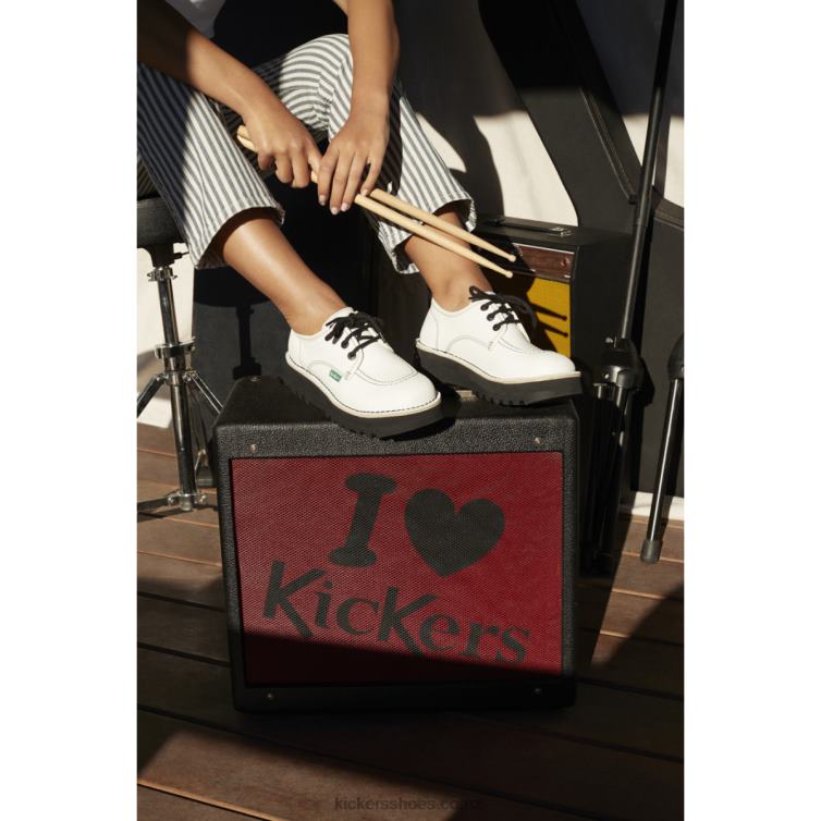 Kickers Women Kickougirl White NPZDR258