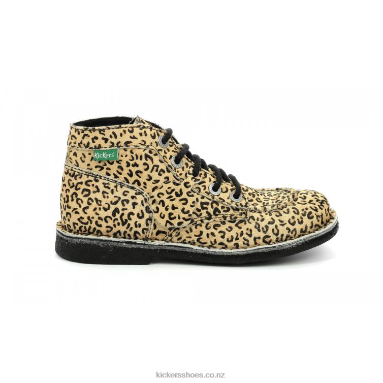 Kickers Women Legendiknew Beige Leopard NPZDR259