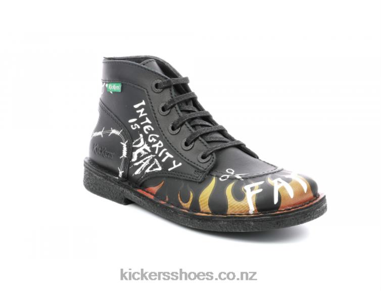 Kickers Women Legendiknew Black Graffity NPZDR280