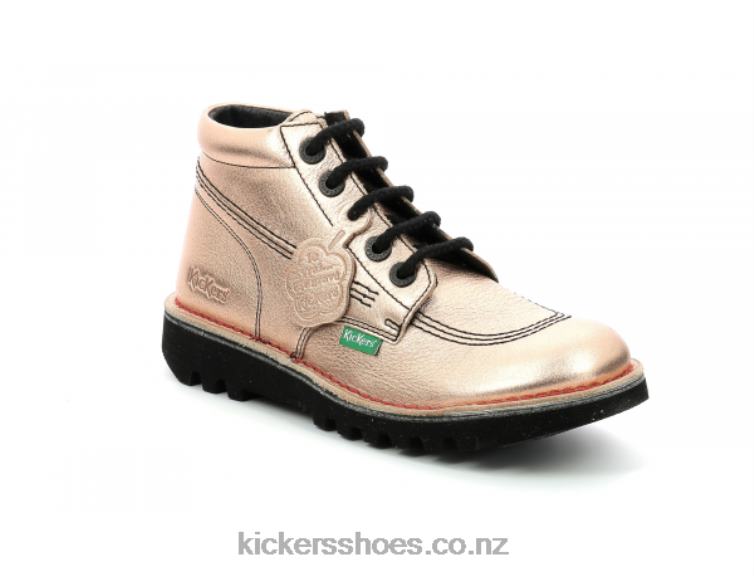 Kickers Women Neorallye Gold Pink NPZDR288